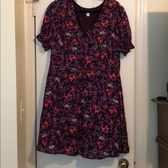 Blue Rain Dresses & Skirts - Blue Rain FLORAL BUTTON DOWN DRESS